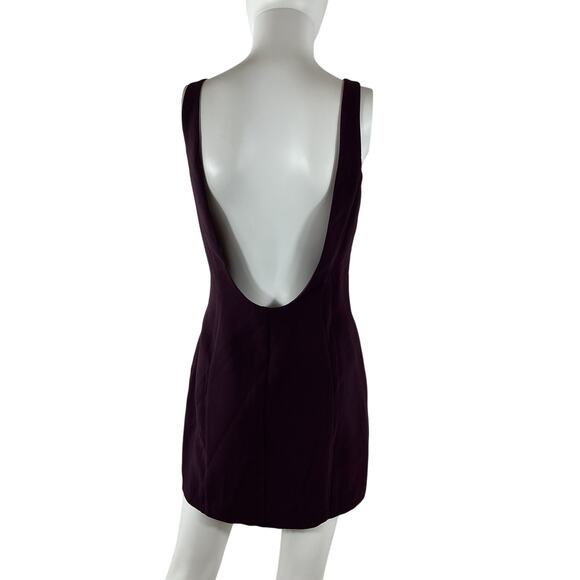 Amanda Uprichard Plum Mini Dress - Picture 3 of 4